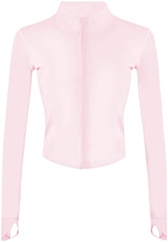 pink yoga athletic jacket