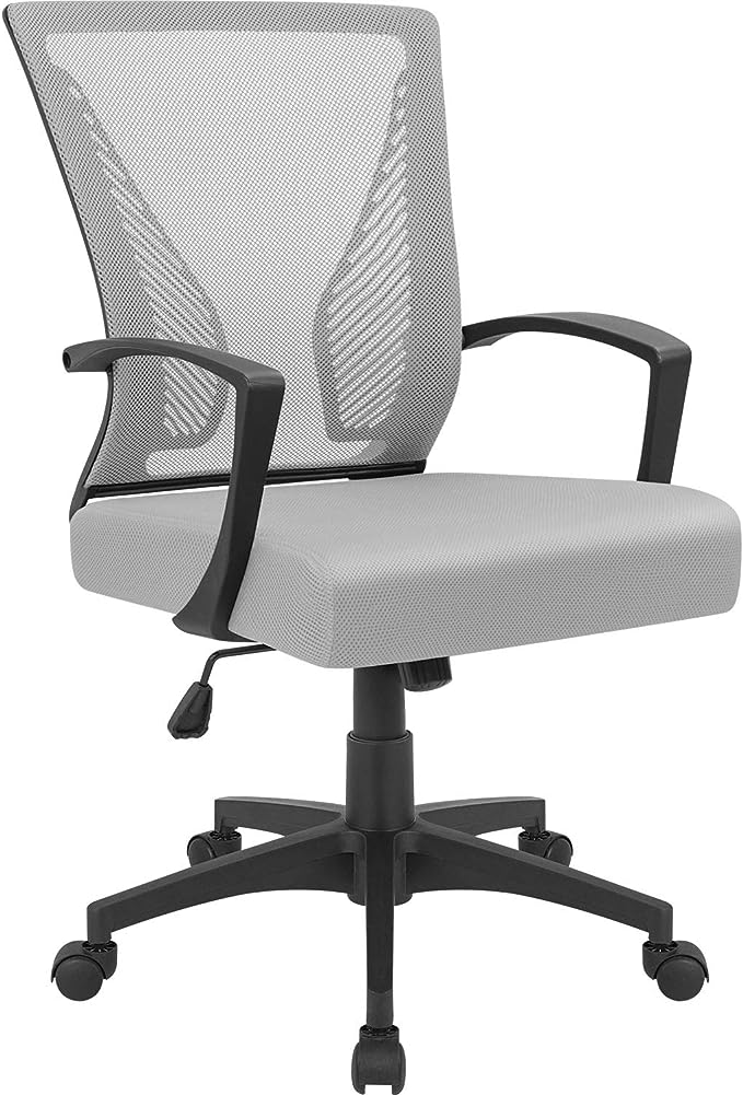 grey swivel chair 